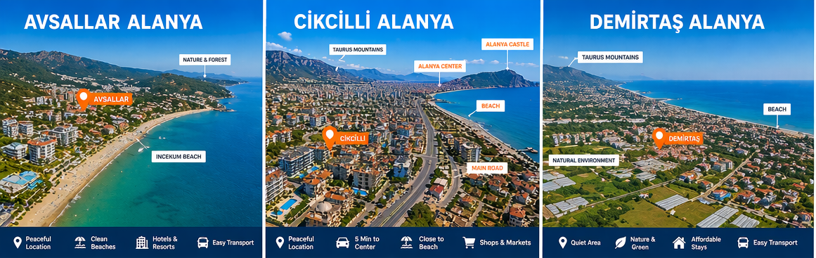 Demirtaş Alanya area view