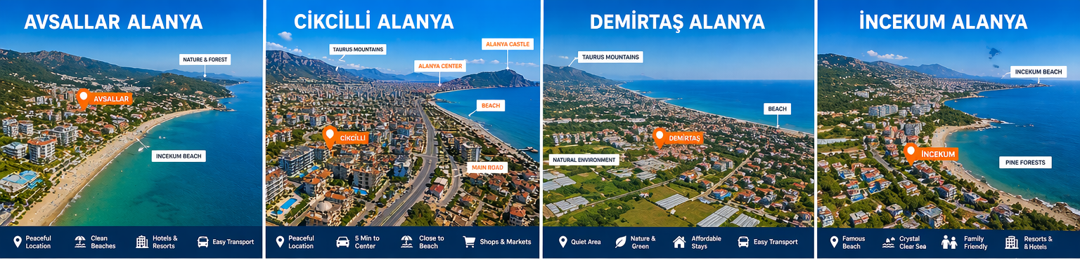 incekum Alanya panoramic view