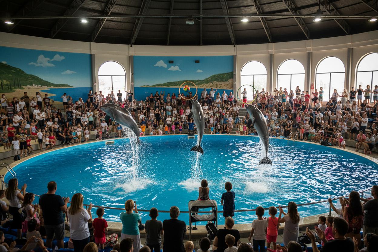 Alanya dolphin show