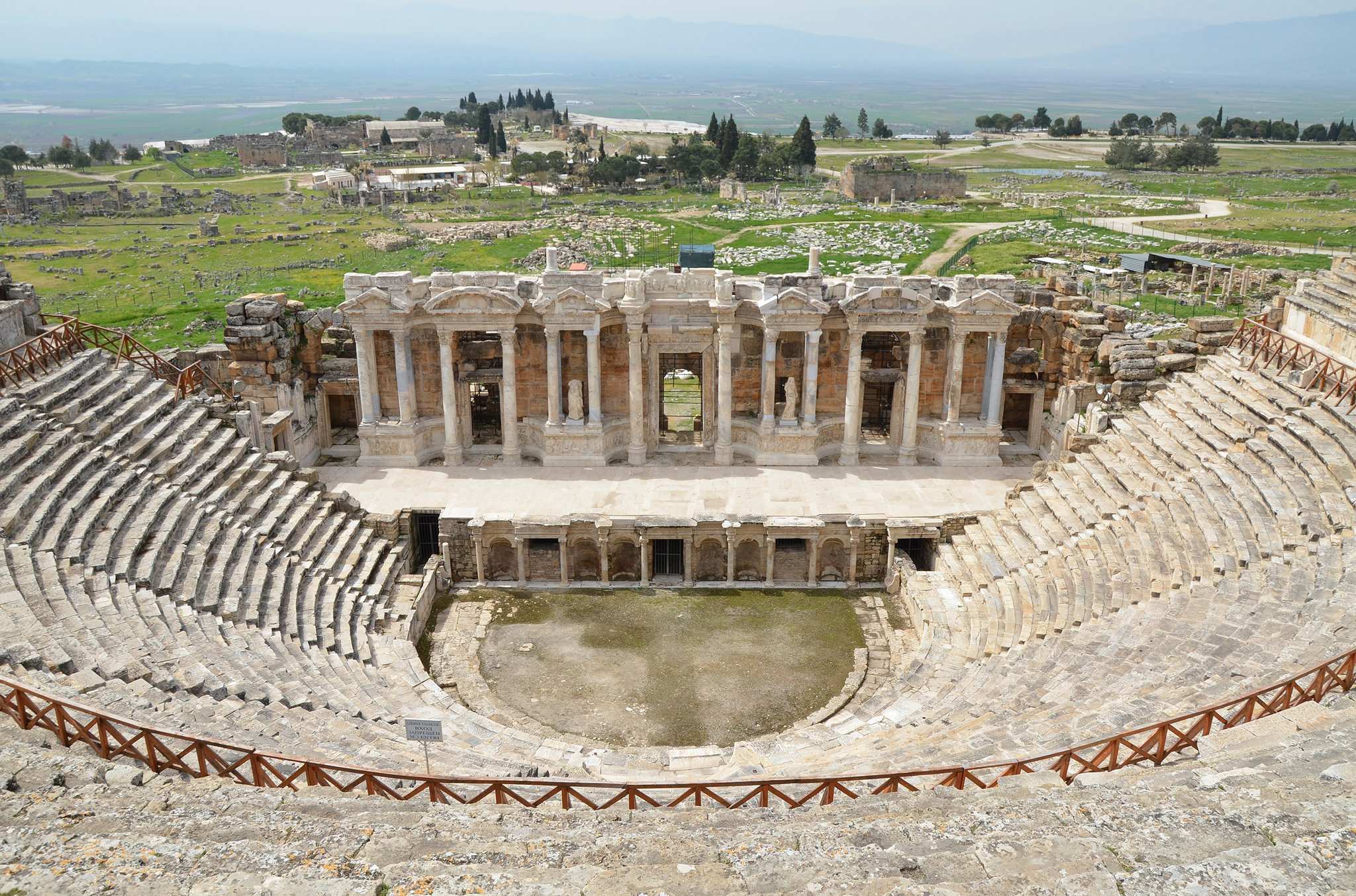 Hierapolis ancient theatre in Pamukkale
