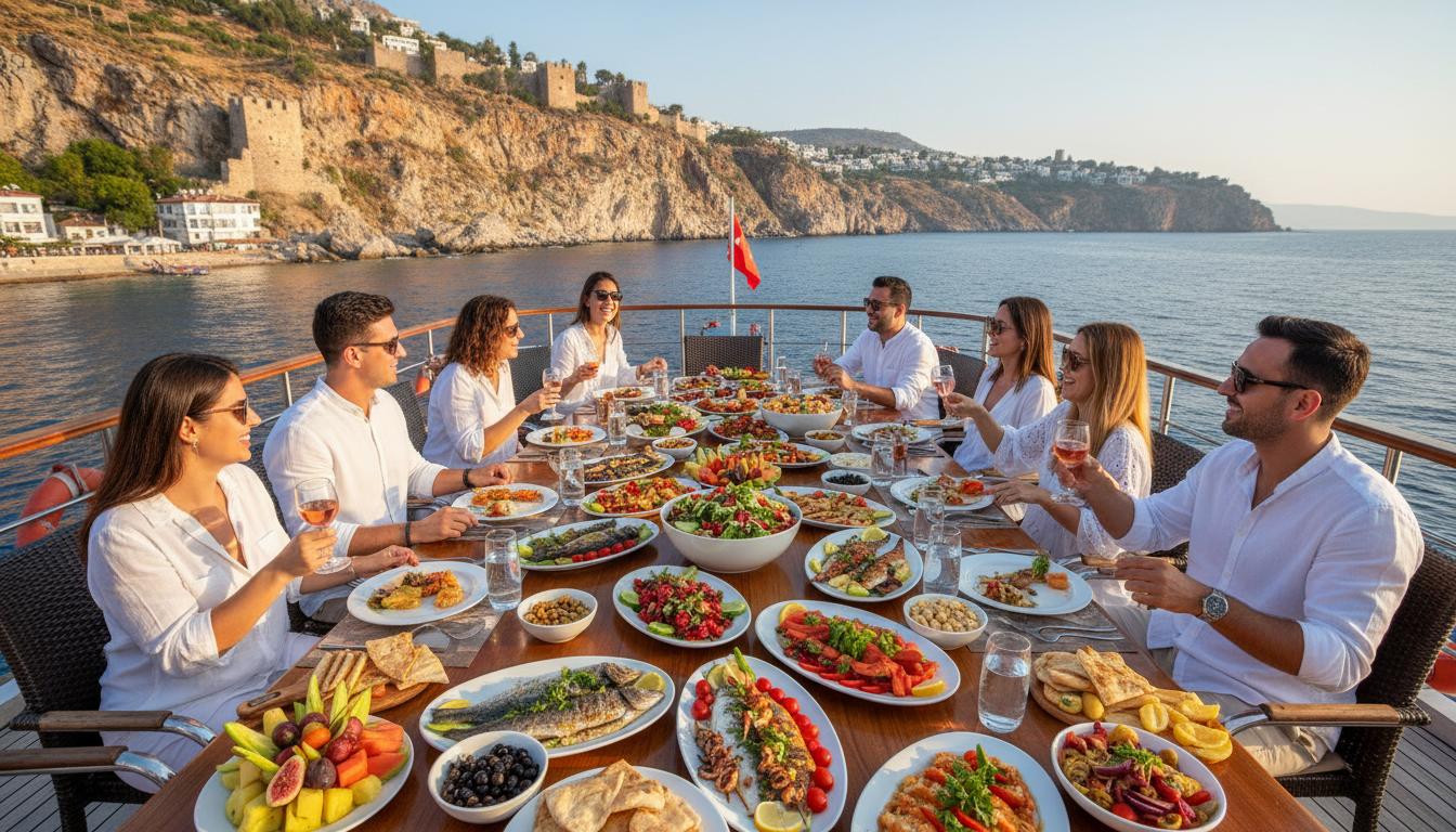 Alanya boat tour guide 3